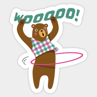 Hula Hoop! Sticker